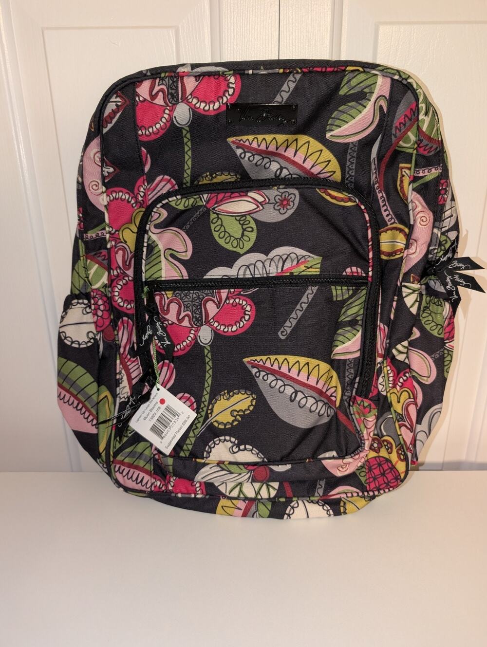 Vera Bradley Moon Blooms Campus Backpack Floral Pattern